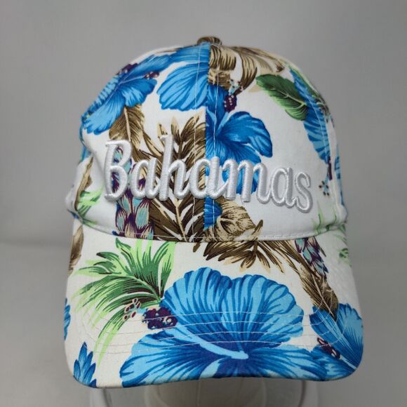 Bahamas Strapback Hat Multicolor One Size Adjustable Embroidered Floral - Picture 2 of 7